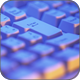 Keyboard focused on enter key